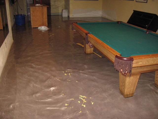 basement water flooding